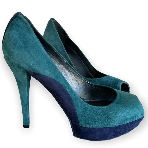 Stuart WEITZMAN peep toe platform pumps - Picture 2 of 10